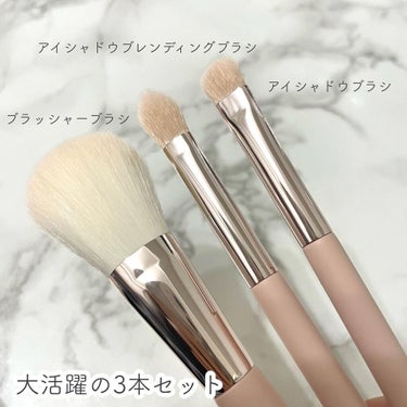 プロ プレイ メイクアップ ブラシ セット/CLIO/メイクブラシを使ったクチコミ（3枚目）