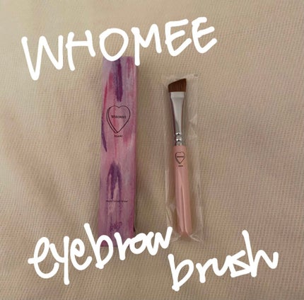フーミー アイブロウブラシ 熊野筆/WHOMEE/メイクブラシを使ったクチコミ(1枚目)