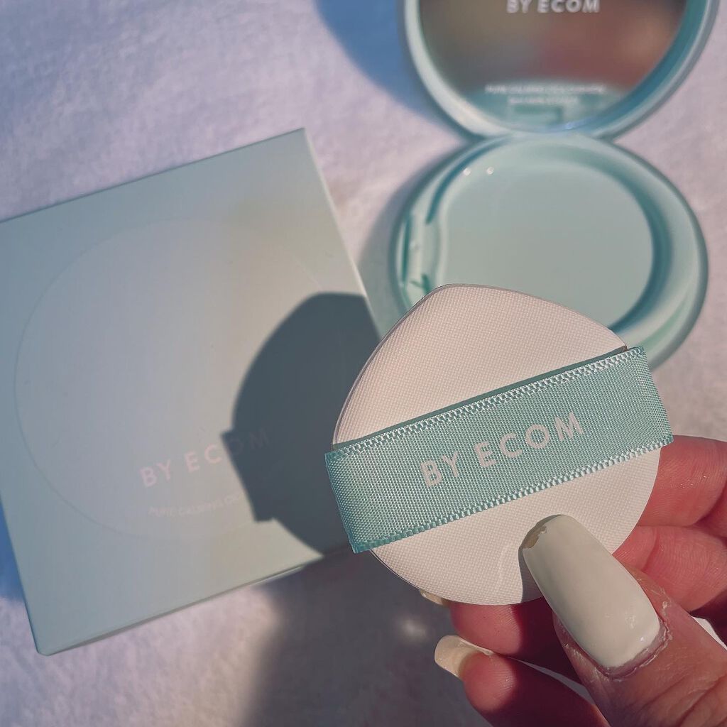 ピュアカーミングシカ クッションファンデーション/BY ECOM/クッションファンデーションを使ったクチコミ（3枚目）