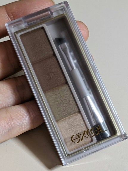 カラーエディットパウダーブロウ/excel/パウダーアイブロウを使ったクチコミ(2枚目)