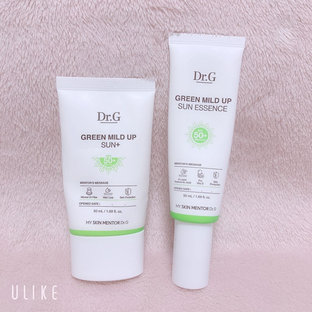 グリーンマイルドアップサンスエッセンス/Dr.G/日焼け止めローションを使ったクチコミ（2枚目）