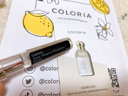 アクア アレゴリア マンダリン バジリック/GUERLAIN/香水を使ったクチコミ(1枚目)