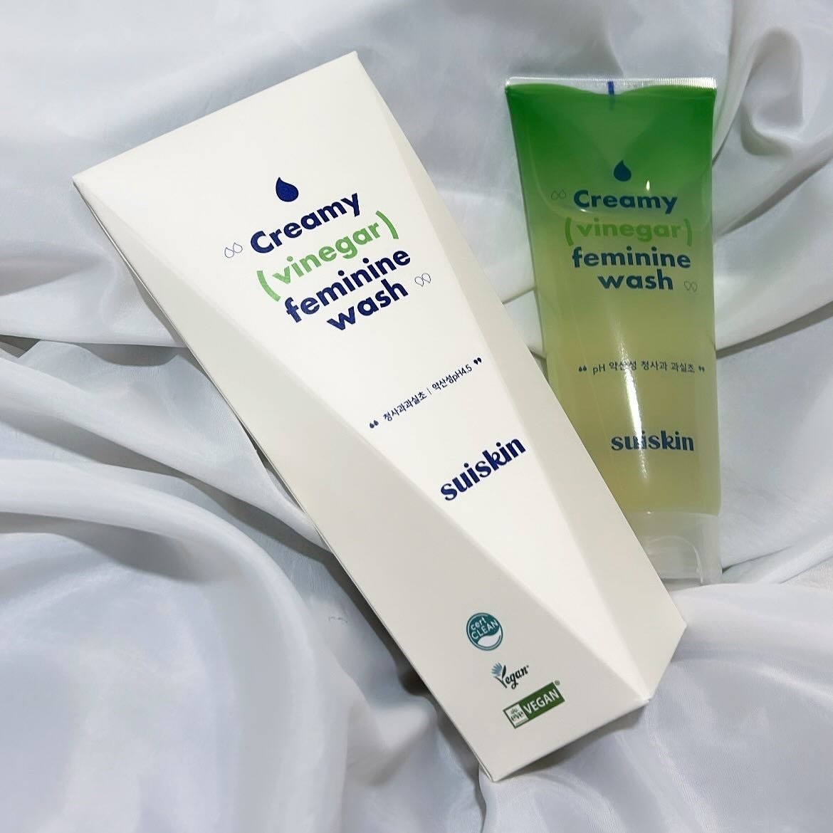 クリーミービネガーフェミニンウォッシュ/suiskin/ボディソープを使ったクチコミ(1枚目)