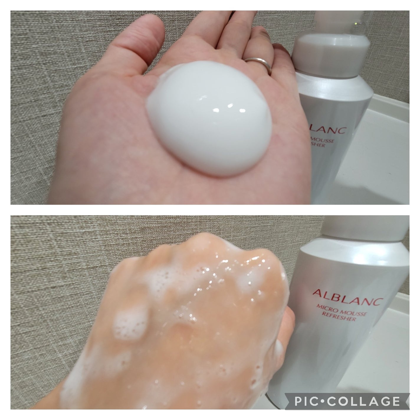 マイクロムース リフレッシャー/ALBLANC/泡洗顔を使ったクチコミ(2枚目)