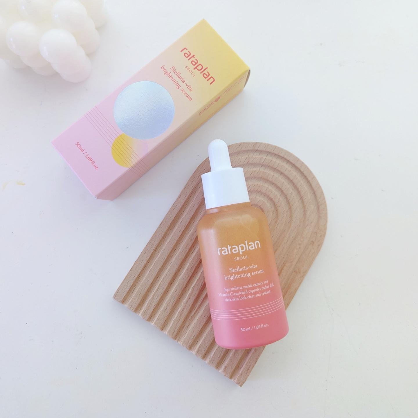 ステラリア・ビタブライトニングセラム/rataplan/美容液を使ったクチコミ（2枚目）