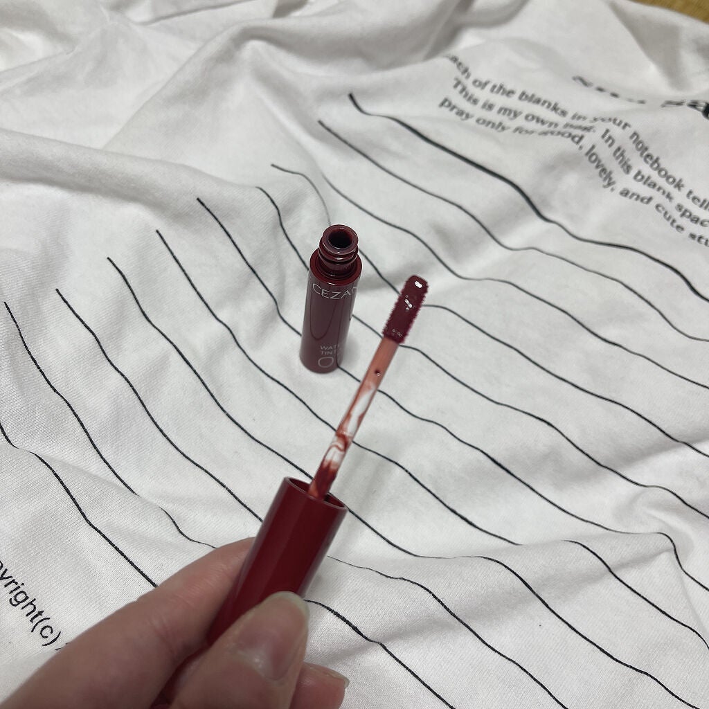 ウォータリーティントリップ/CEZANNE/リップティントを使ったクチコミ(2枚目)