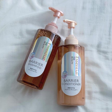 ザビューティ 髪のキメ美容素髪を守る バリアシャンプー/コンディショナー/エッセンシャル/シャンプー・コンディショナーを使ったクチコミ(1枚目)