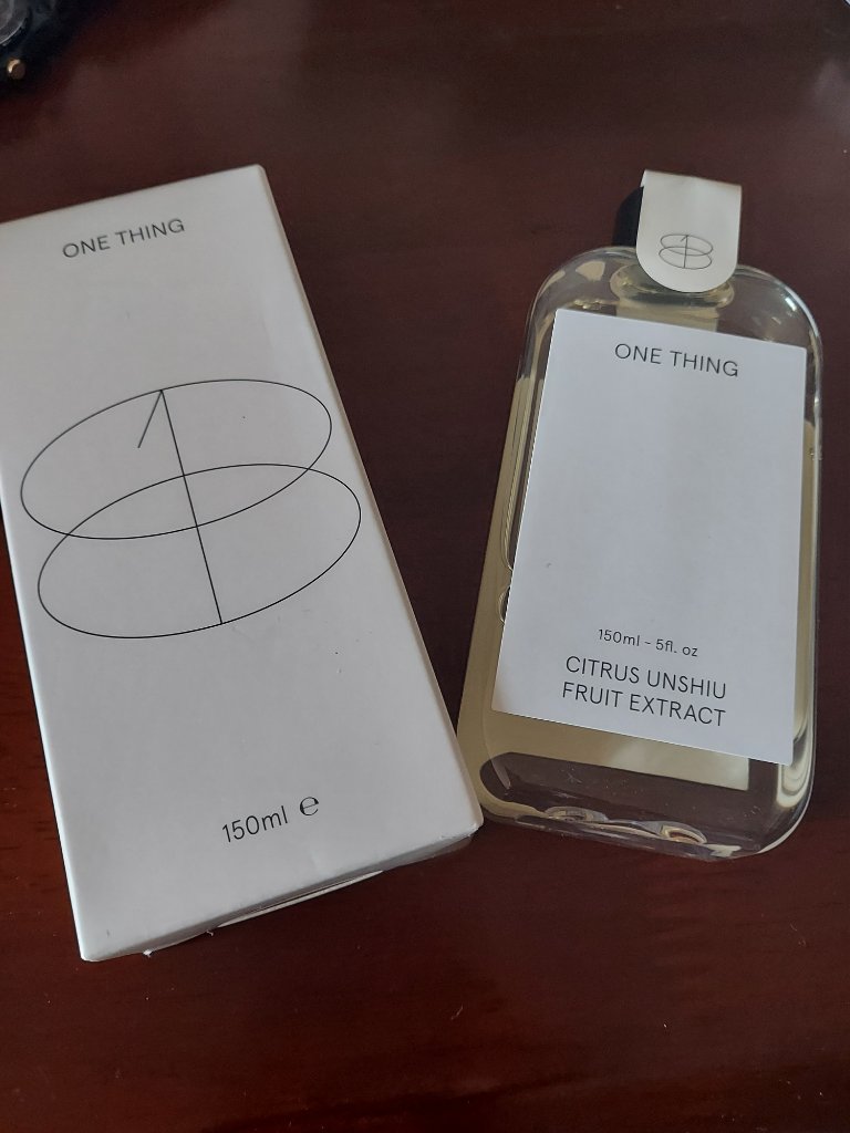 青みかん化粧水/ONE THING/化粧水を使ったクチコミ（1枚目）