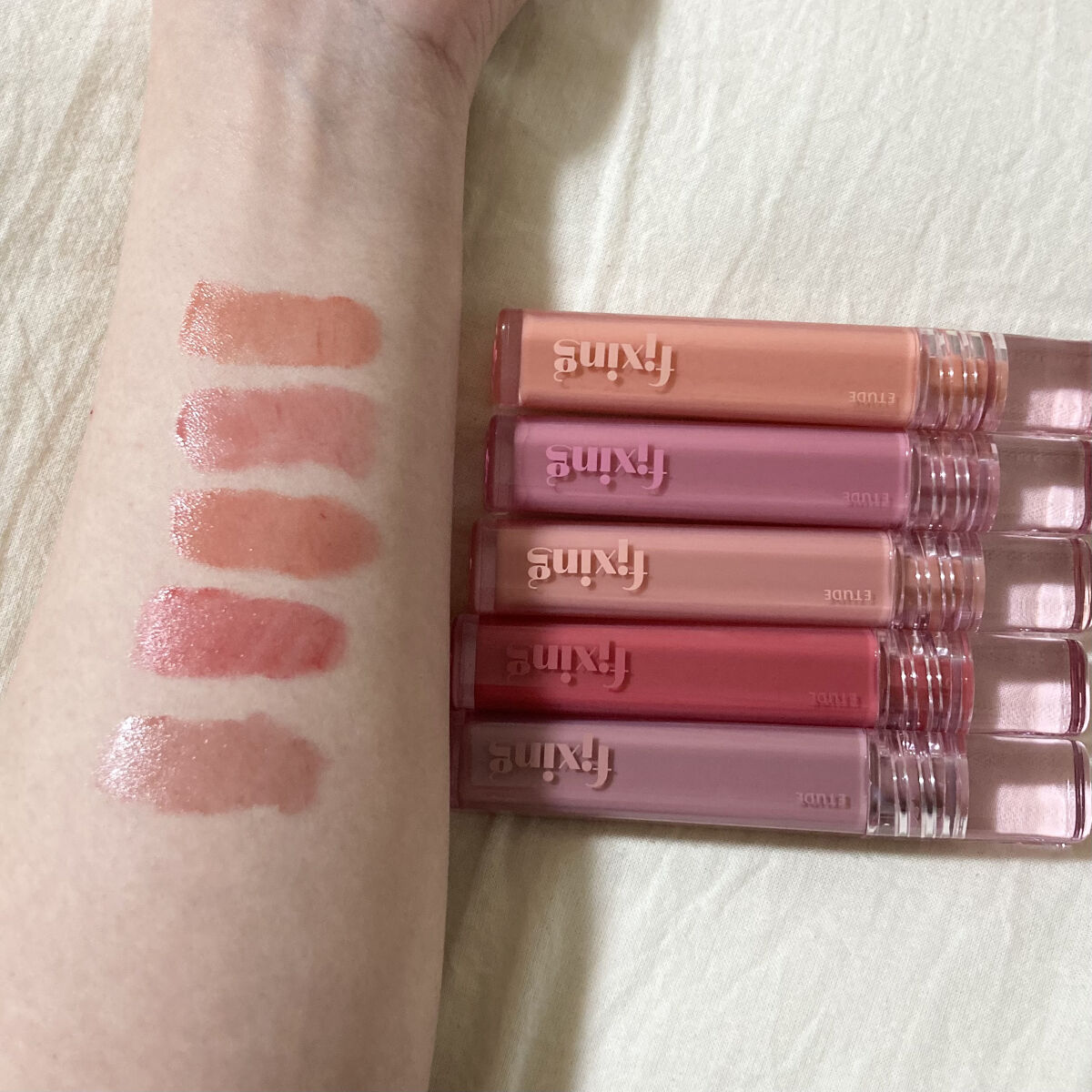 グロウ フィクシングティント/ETUDE/リップティントを使ったクチコミ（2枚目）