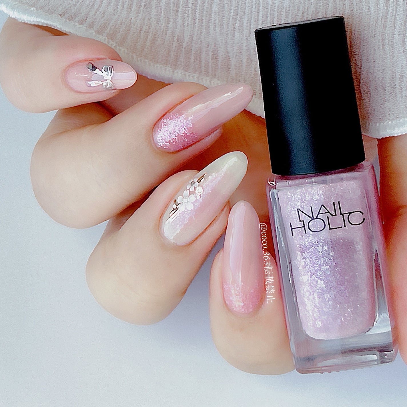 ネイルシール/セリア/ネイルシールを使ったクチコミ(5枚目)