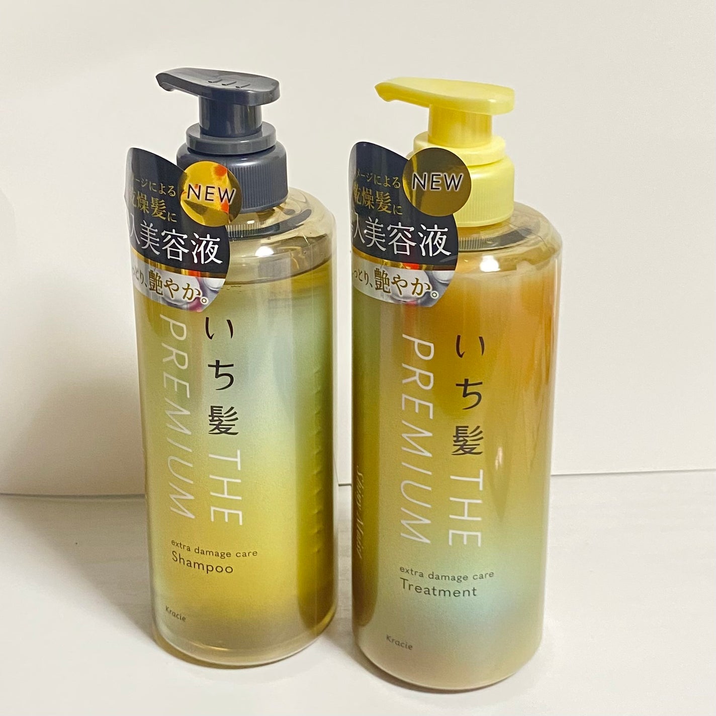 THE PREMIUM エクストラダメージケアシャンプー/トリートメント(シャイニーモイスト)/いち髪/市販シャンプーを使ったクチコミ(1枚目)