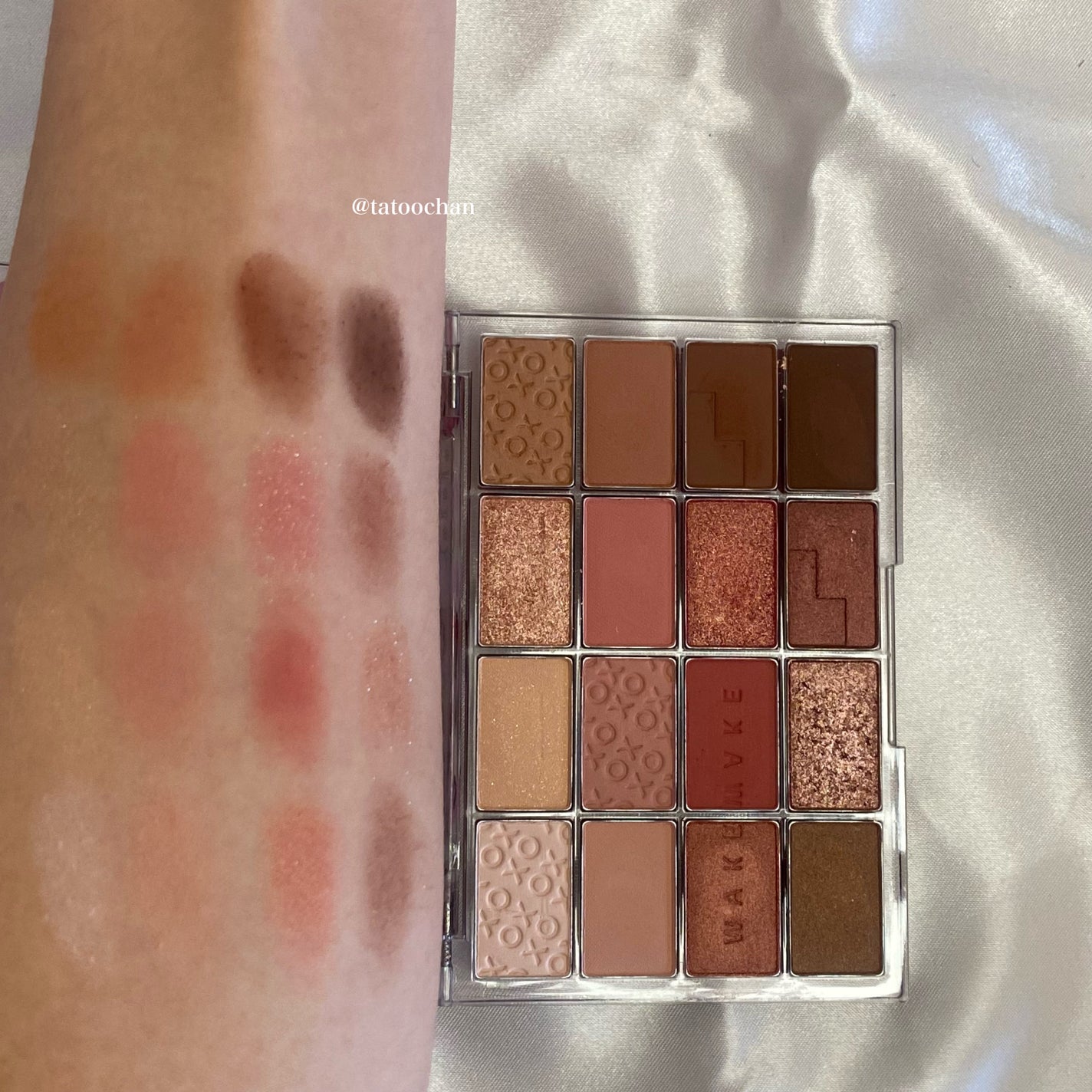ソフトブラーリングアイパレット/wakemake/アイシャドウパレットを使ったクチコミ(6枚目)
