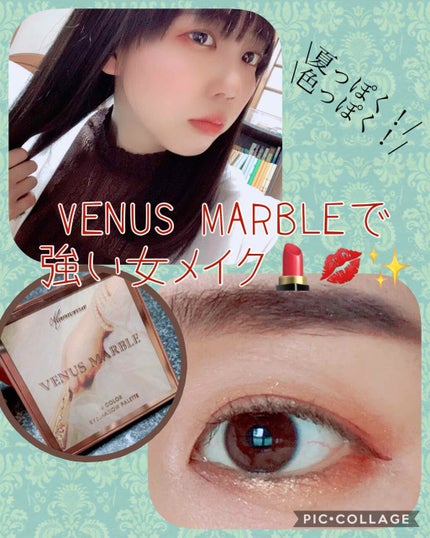 VenusMarble 9色アイシャドウパレット/Venus Marble/アイシャドウパレットを使ったクチコミ(1枚目)