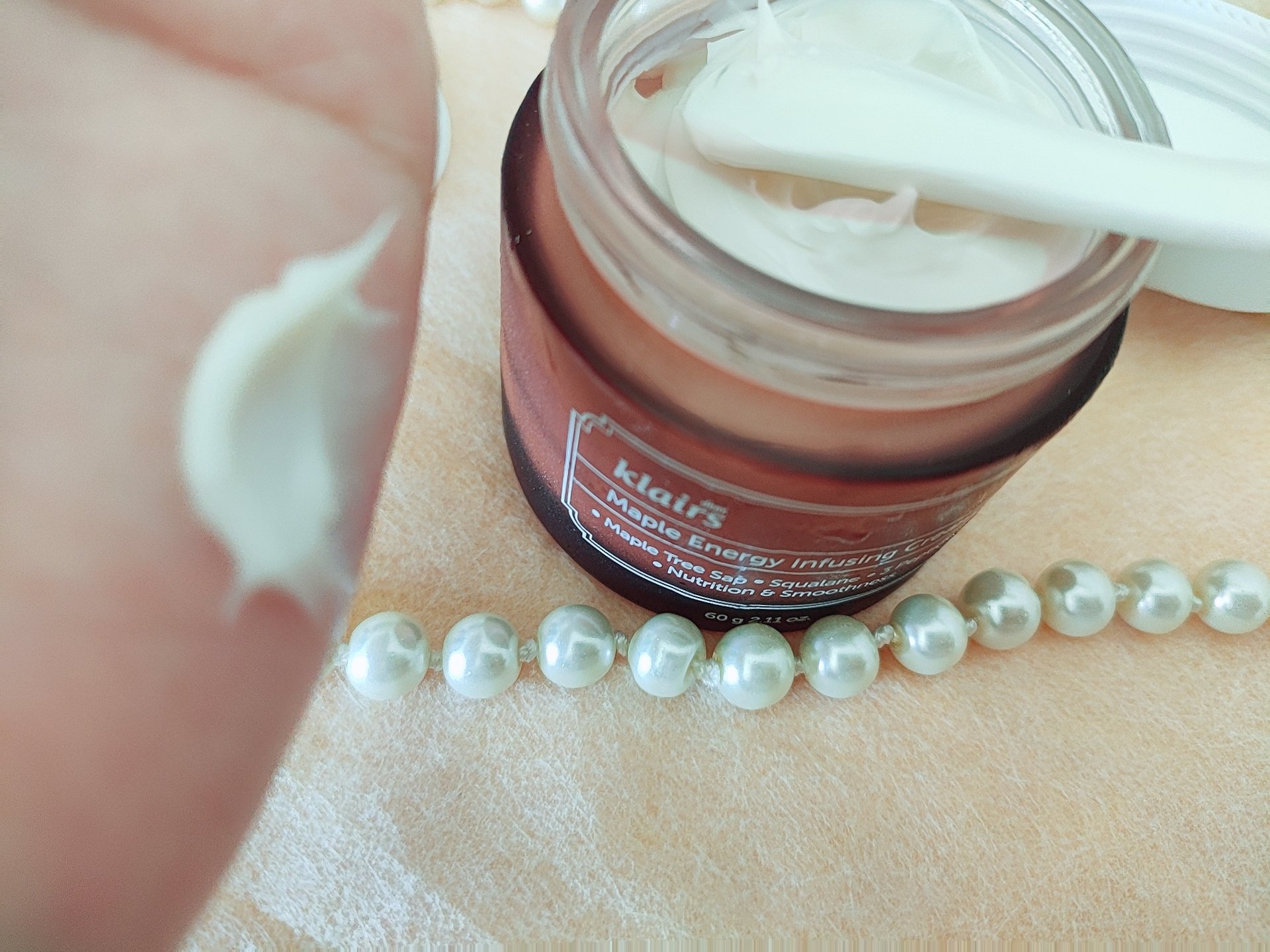 メープルエナジーインフュージングクリーム/Klairs/フェイスクリームを使ったクチコミ（2枚目）