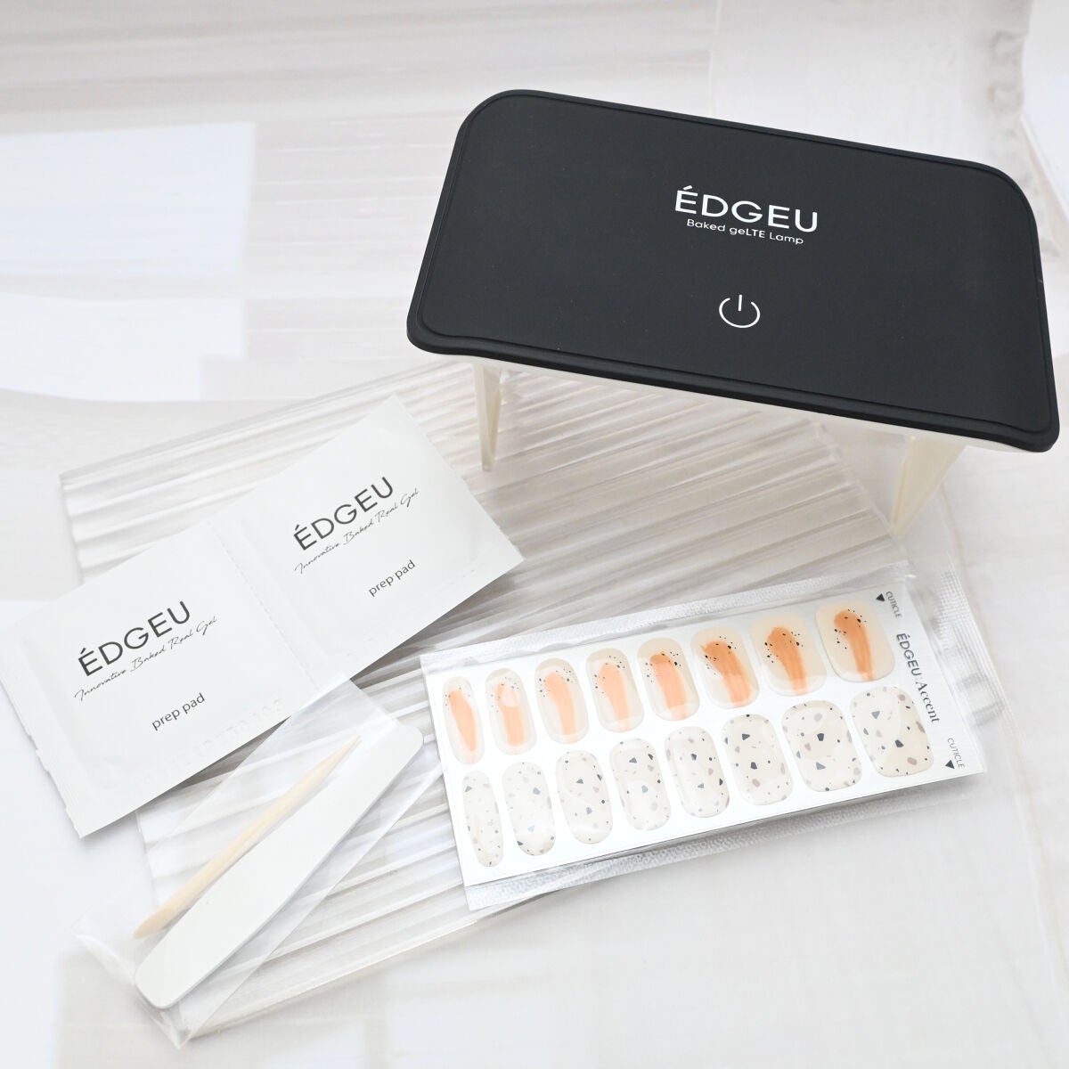 EDGEU ジェルネイルシール/EDGEU/ネイルシールを使ったクチコミ(4枚目)