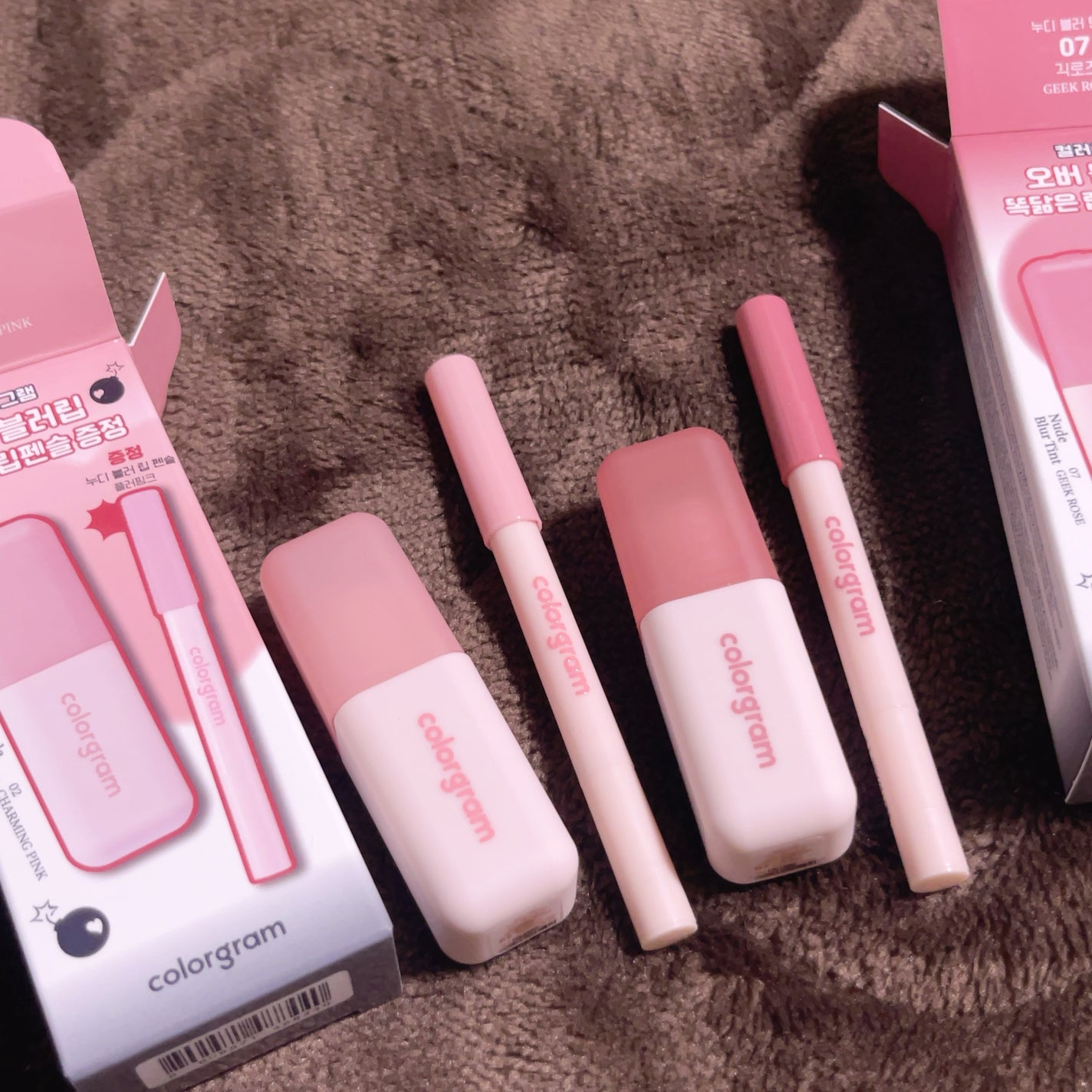 ヌーディーブラーティント/Colorgram/リップティントを使ったクチコミ(4枚目)