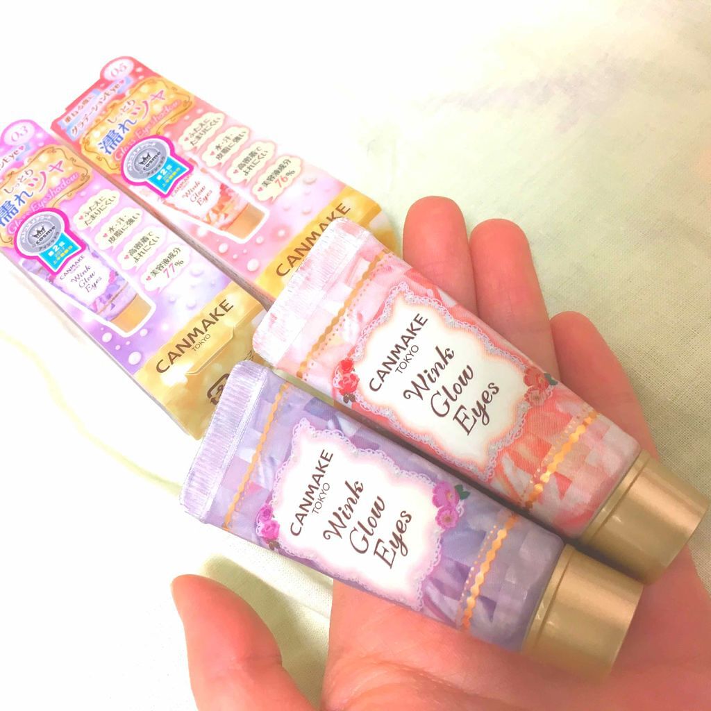 ウィンクグロウアイズ/キャンメイク/ジェル・クリームアイシャドウを使ったクチコミ（1枚目）