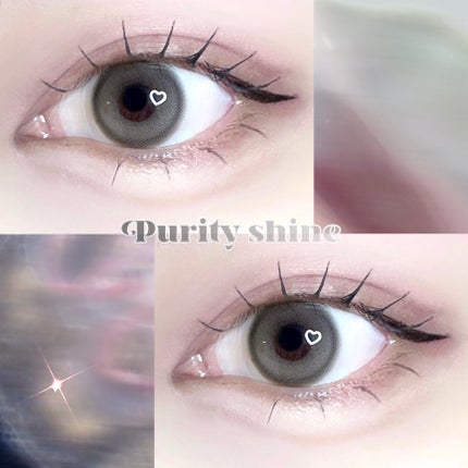 ピュアリティーシャイン マンスリー シアーグレー/OLOLA/カラーコンタクトレンズの画像