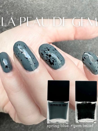 LA PEAU DE GEM nail polish np-01 ジェムビリーフ/la peau de gem./マニキュアを使ったクチコミ（1枚目）