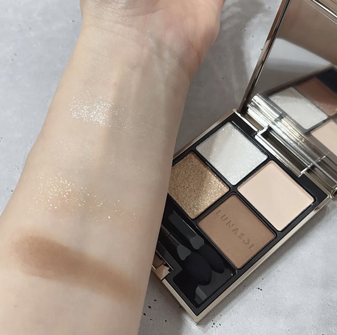 アイカラーレーション/LUNASOL/アイシャドウパレットを使ったクチコミ（2枚目）