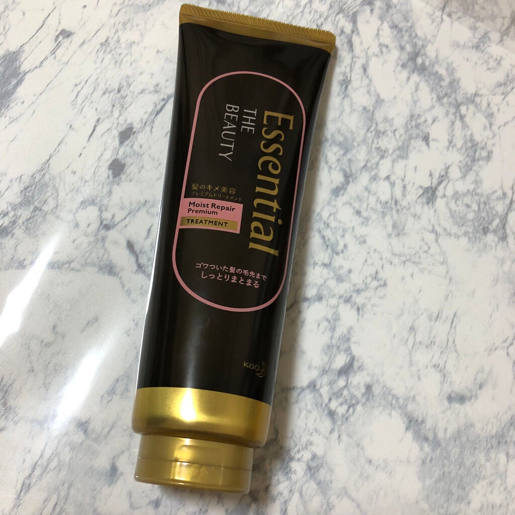 THE BEAUTY 髪のキメ美容プレミアムトリートメント<モイストリペアプレミアム>/エッセンシャル/洗い流すヘアトリートメントを使ったクチコミ(1枚目)