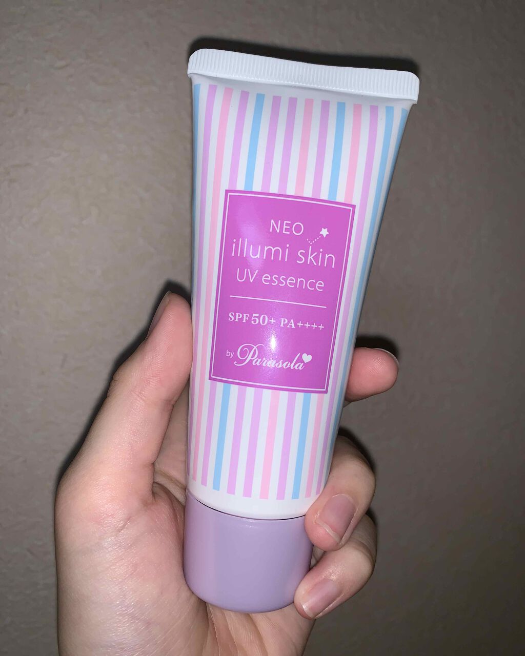 パラソーラ ネオイルミスキン UV エッセンス LV 【ネオイルミ ラベンダー】/パラソーラ/日焼け止め・UVケアを使ったクチコミ(1枚目)