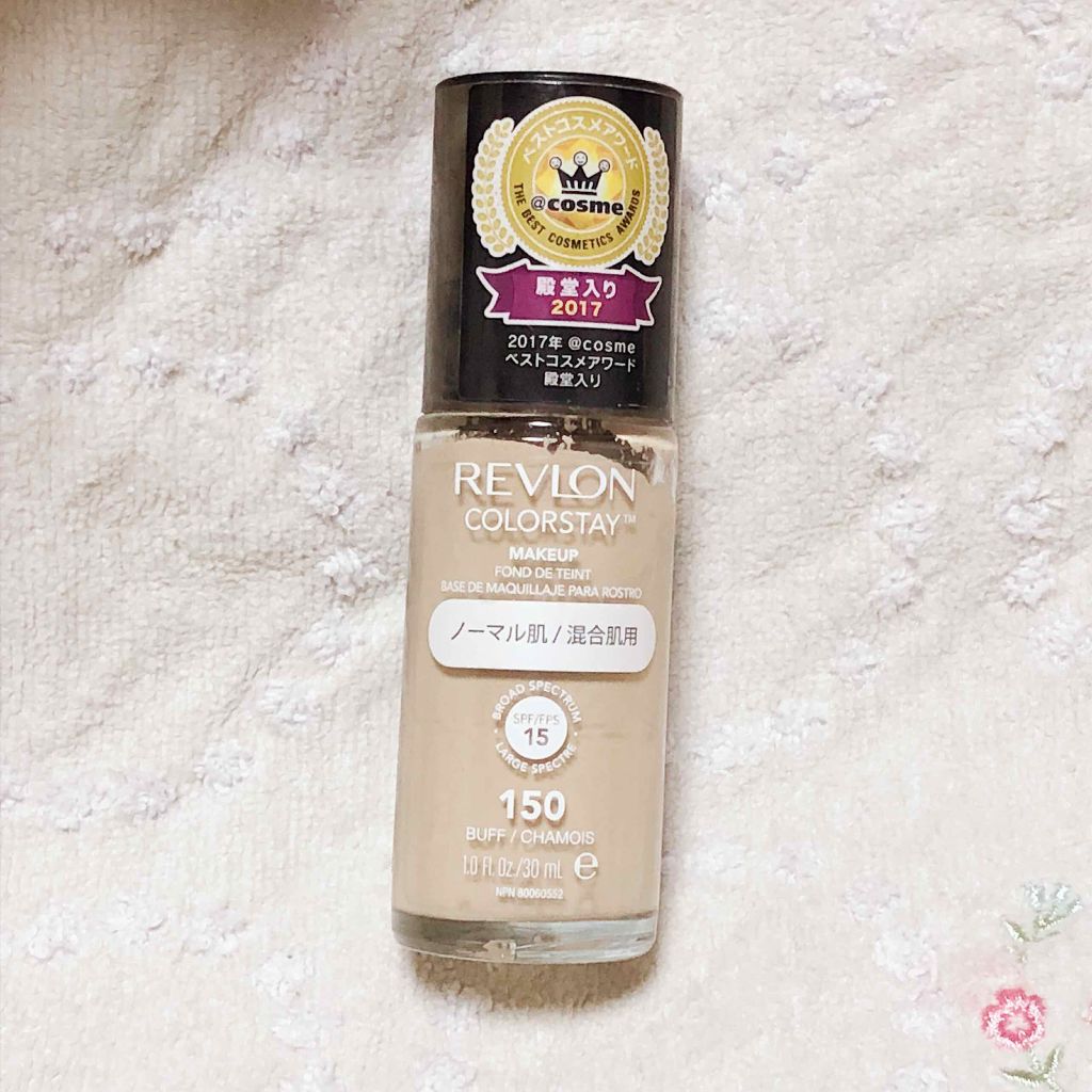 カラーステイ メイクアップ/REVLON/リキッドファンデーションを使ったクチコミ(1枚目)