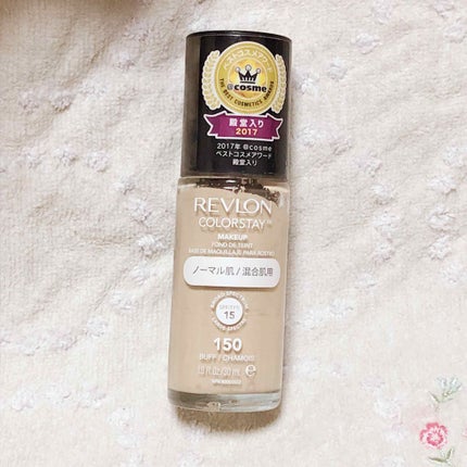 カラーステイ メイクアップ/REVLON/リキッドファンデーションを使ったクチコミ(1枚目)