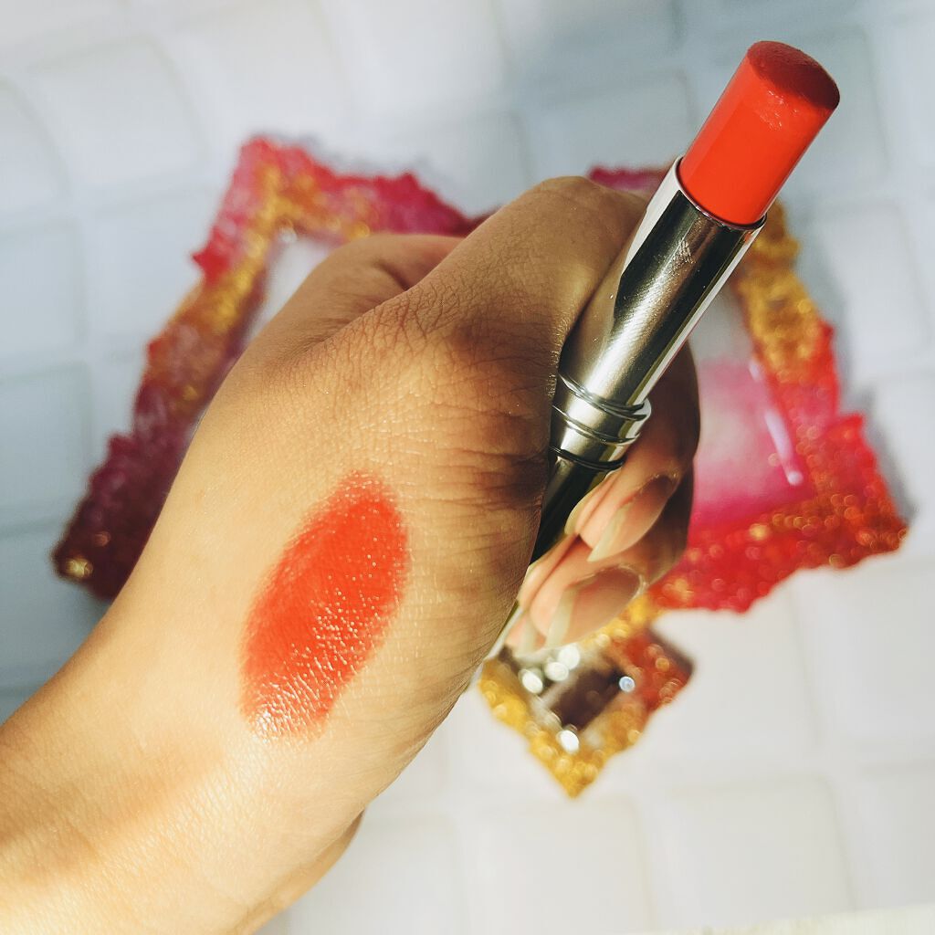 ディオール アディクト ラッカー スティック 748 レッド アンバー（生産終了）/Dior/口紅を使ったクチコミ（2枚目）