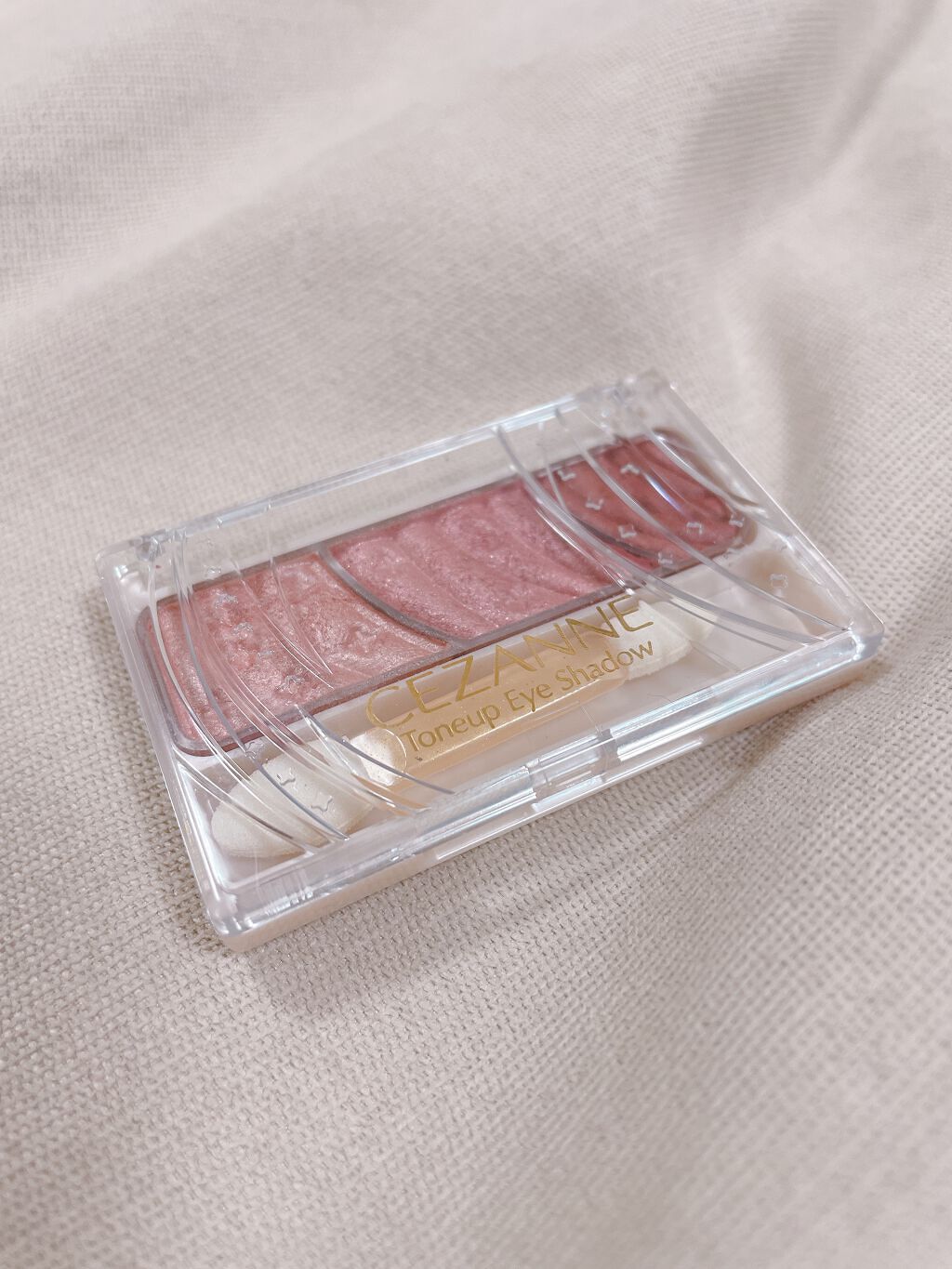 トーンアップアイシャドウ/CEZANNE/アイシャドウパレットを使ったクチコミ(1枚目)