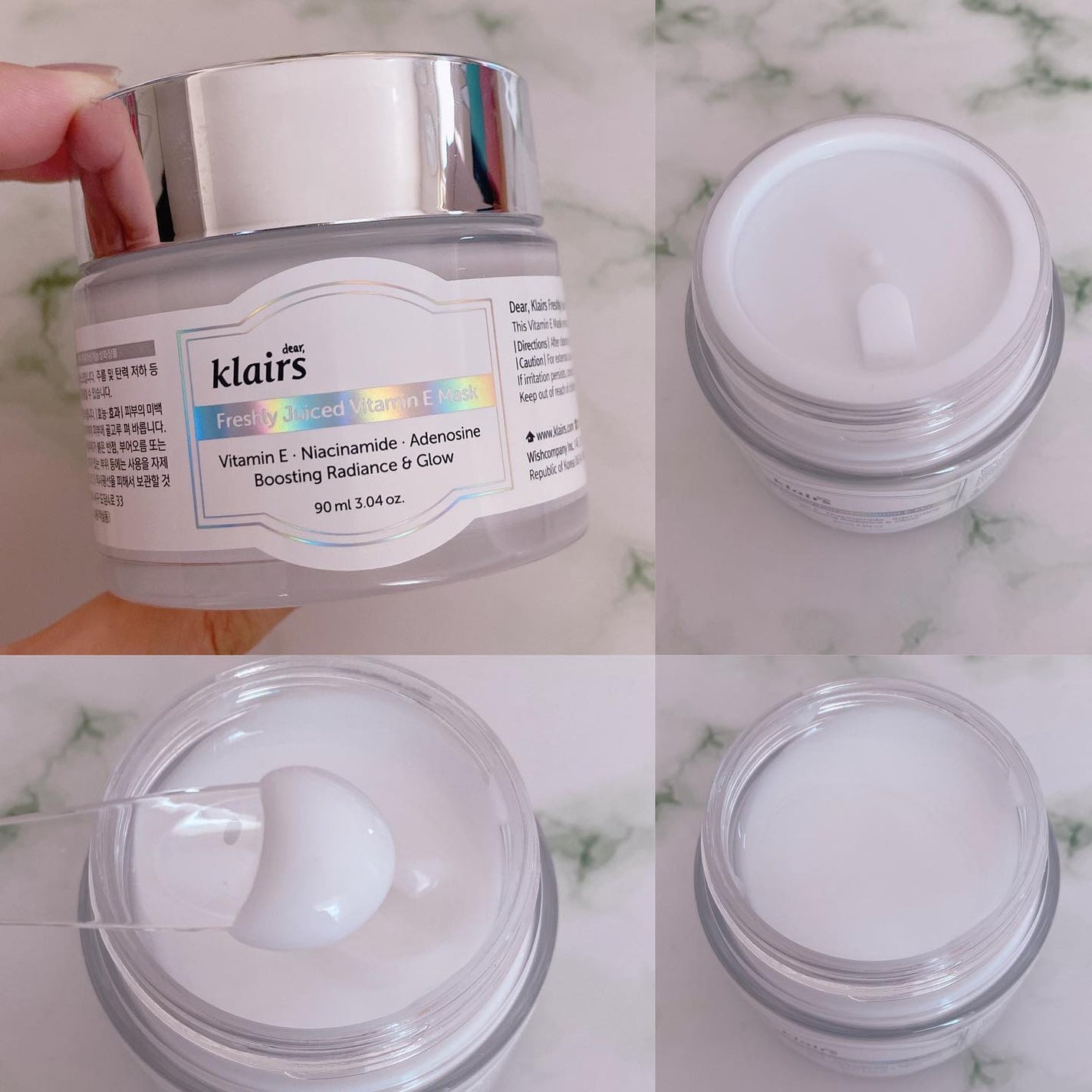 フレッシュリージュースドビタミンEマスク(90g)/Klairs/フェイスクリームを使ったクチコミ(2枚目)