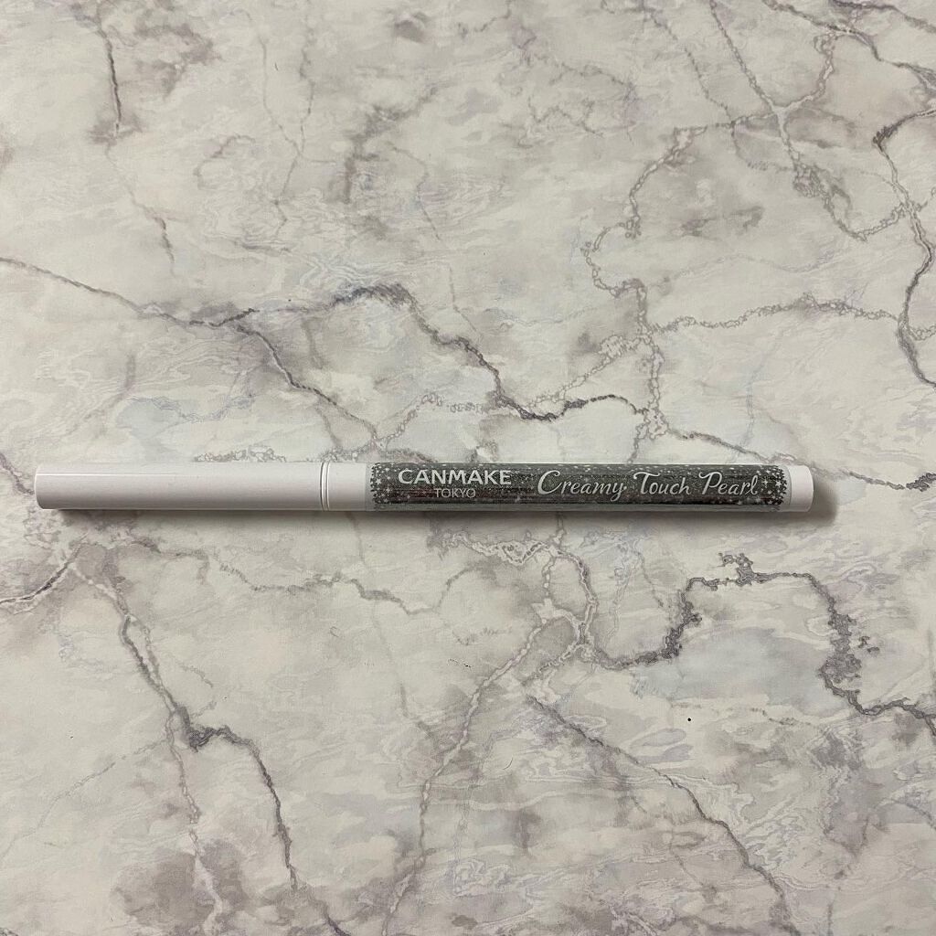  クリーミータッチパール 01 ブライダルホワイト/キャンメイク/ペンシルアイライナーを使ったクチコミ（2枚目）