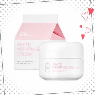 WHITE WHIPPING CREAM(ウユクリーム)/G9SKIN/化粧下地を使ったクチコミ（1枚目）