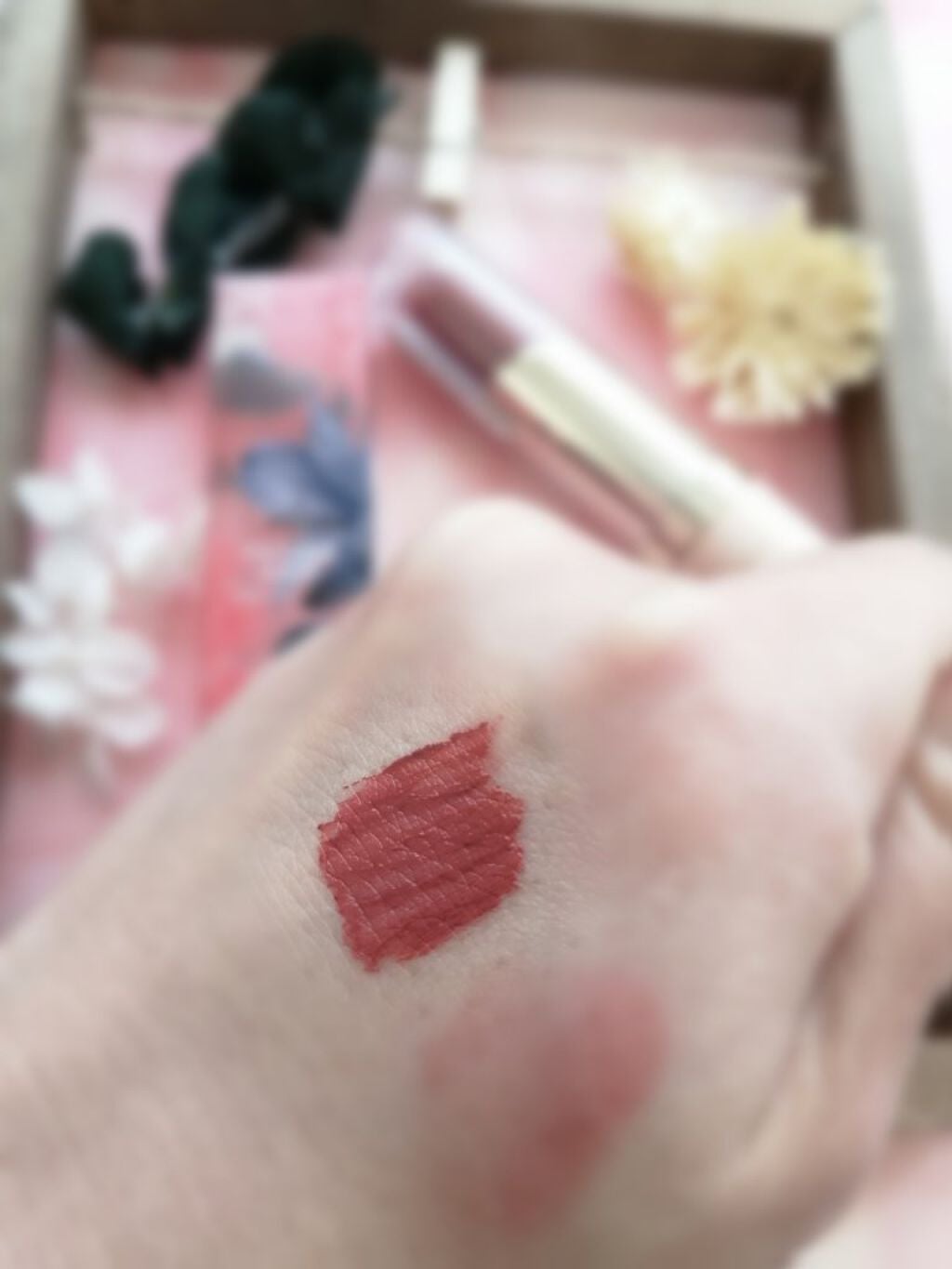 タトゥーベルベットティント/フォレンコス/リップティントを使ったクチコミ(2枚目)