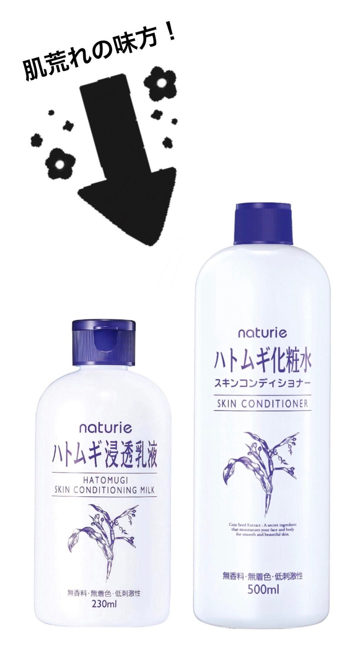 ハトムギ化粧水(ナチュリエ スキンコンディショナー R )/ナチュリエ/化粧水を使ったクチコミ(1枚目)