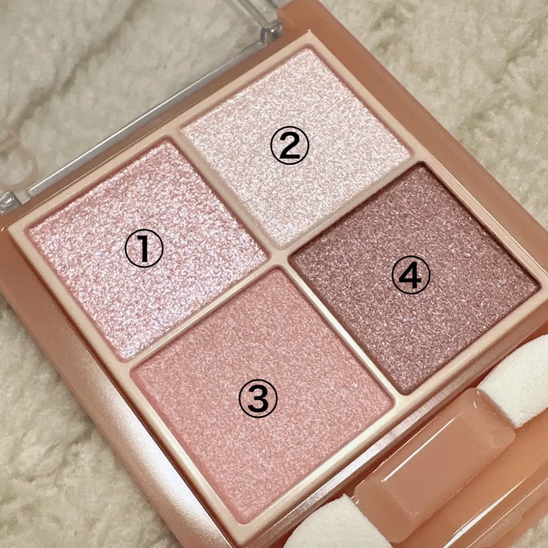 パーフェクトマルチアイズ/キャンメイク/アイシャドウパレットを使ったクチコミ（3枚目）