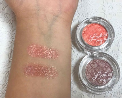 ルックアット マイアイジュエル OR203/ETUDE/単色アイシャドウを使ったクチコミ(2枚目)