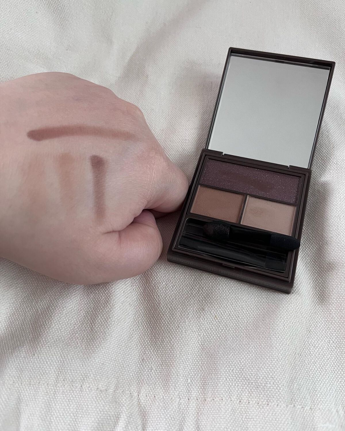 フーミー マルチアイブロウパウダー オイルブラウン/WHOMEE/パウダーアイブロウを使ったクチコミ（2枚目）