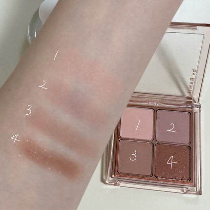 ムードオンアイパレット /BANILA CO/アイシャドウパレットを使ったクチコミ(2枚目)