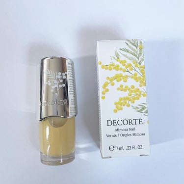 DECORTÉ ミモザ ネイルのクチコミ「すべての輝く女性に、幸せのミモザを。

『国際女性デー』のシンボルフラワー、
ミモザをイメージ.....」（2枚目）