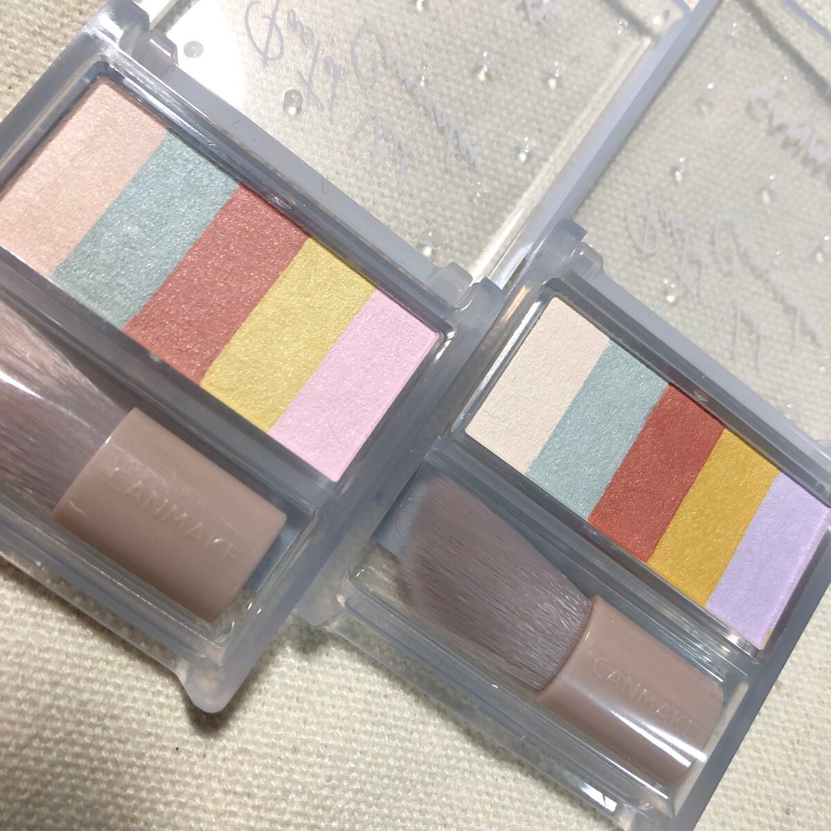 パステルヴェールコンシーラー/キャンメイク/パレットコンシーラーを使ったクチコミ(2枚目)