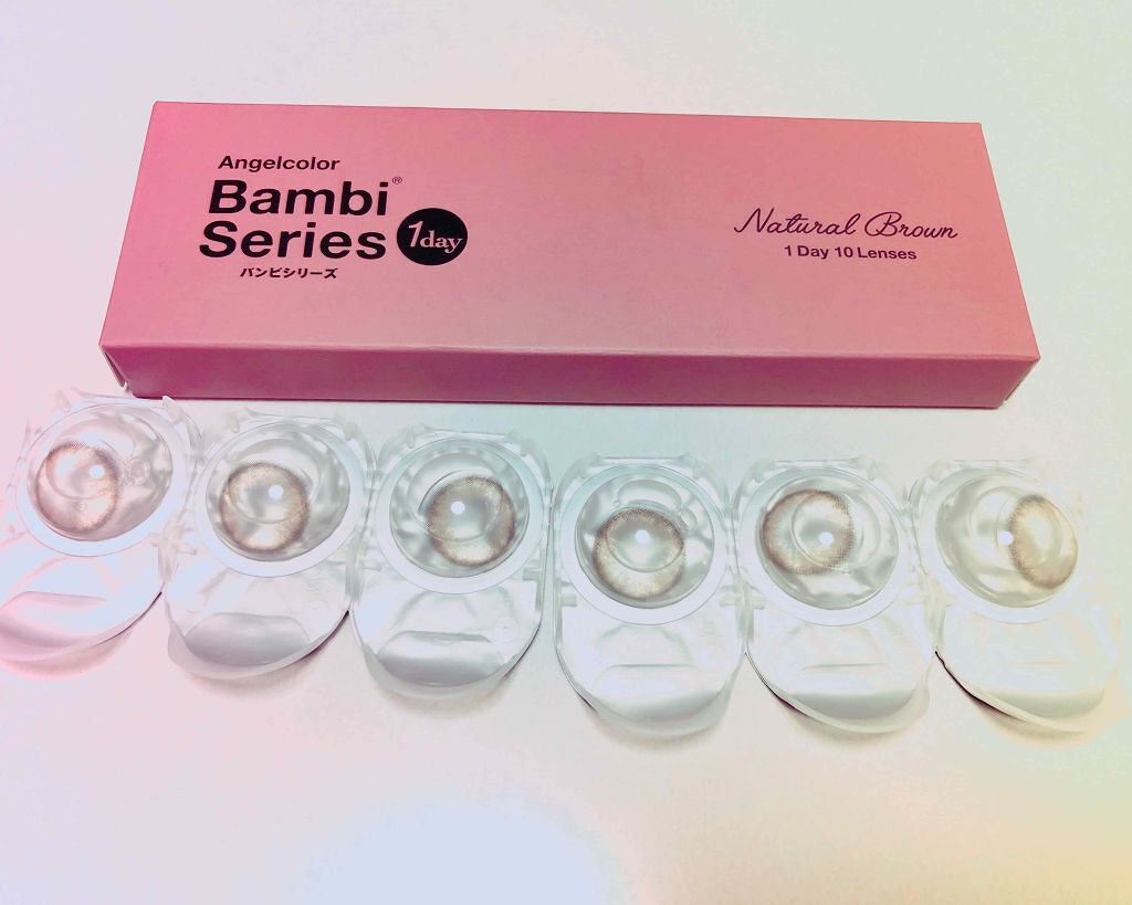 バンビシリーズ ワンデー ナチュラル/AngelColor/ワンデー(1DAY)カラコンを使ったクチコミ(1枚目)
