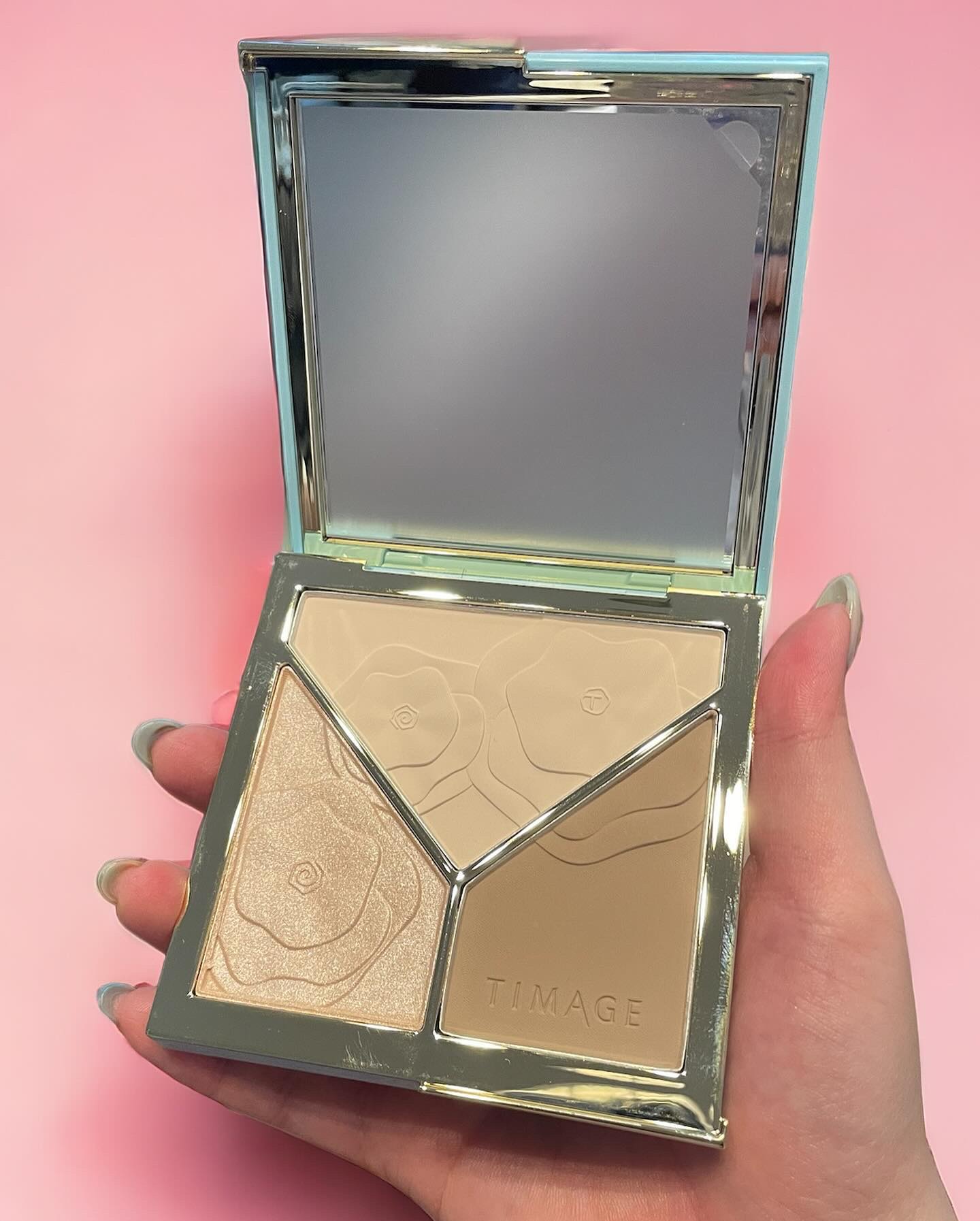 ハイライトシェーディングパレット/TIMAGE/パウダーハイライトを使ったクチコミ（3枚目）