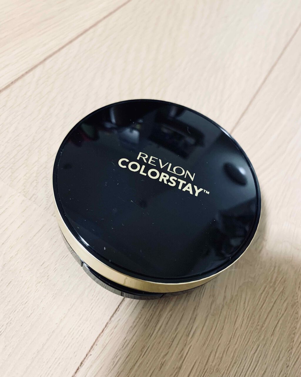 カラーステイ クッション ロングウェア ファンデーション 006 ヌード/ややピンクよりの自然な肌色/REVLON/クッションファンデーションを使ったクチコミ（1枚目）