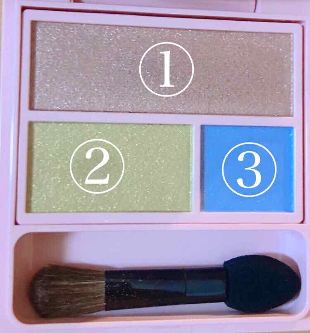 フーミー アイシャドウパレット/WHOMEE/アイシャドウパレットを使ったクチコミ(2枚目)