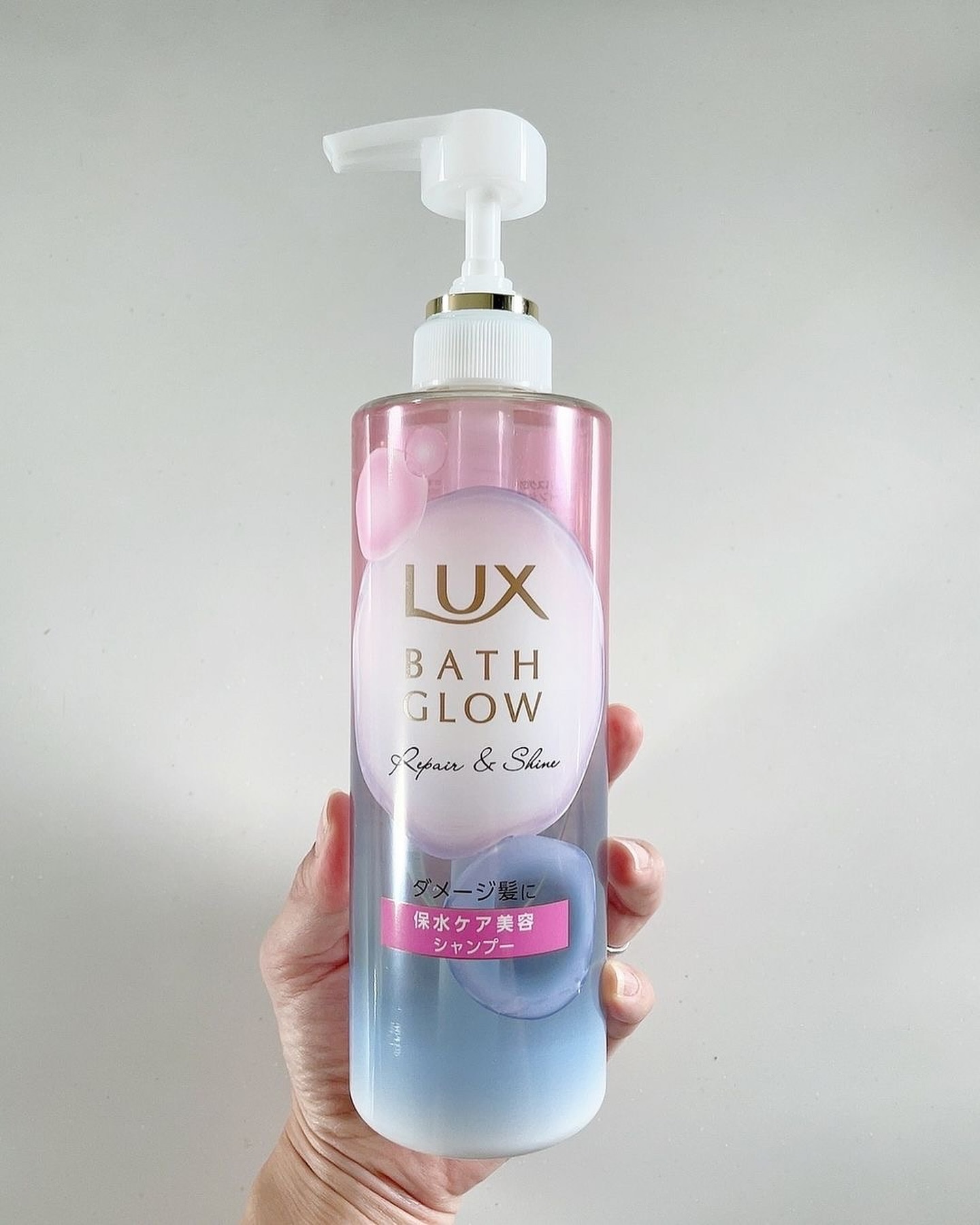 バスグロウ リペア&シャイン シャンプー／トリートメント/LUX/シャンプー・コンディショナーを使ったクチコミ（2枚目）