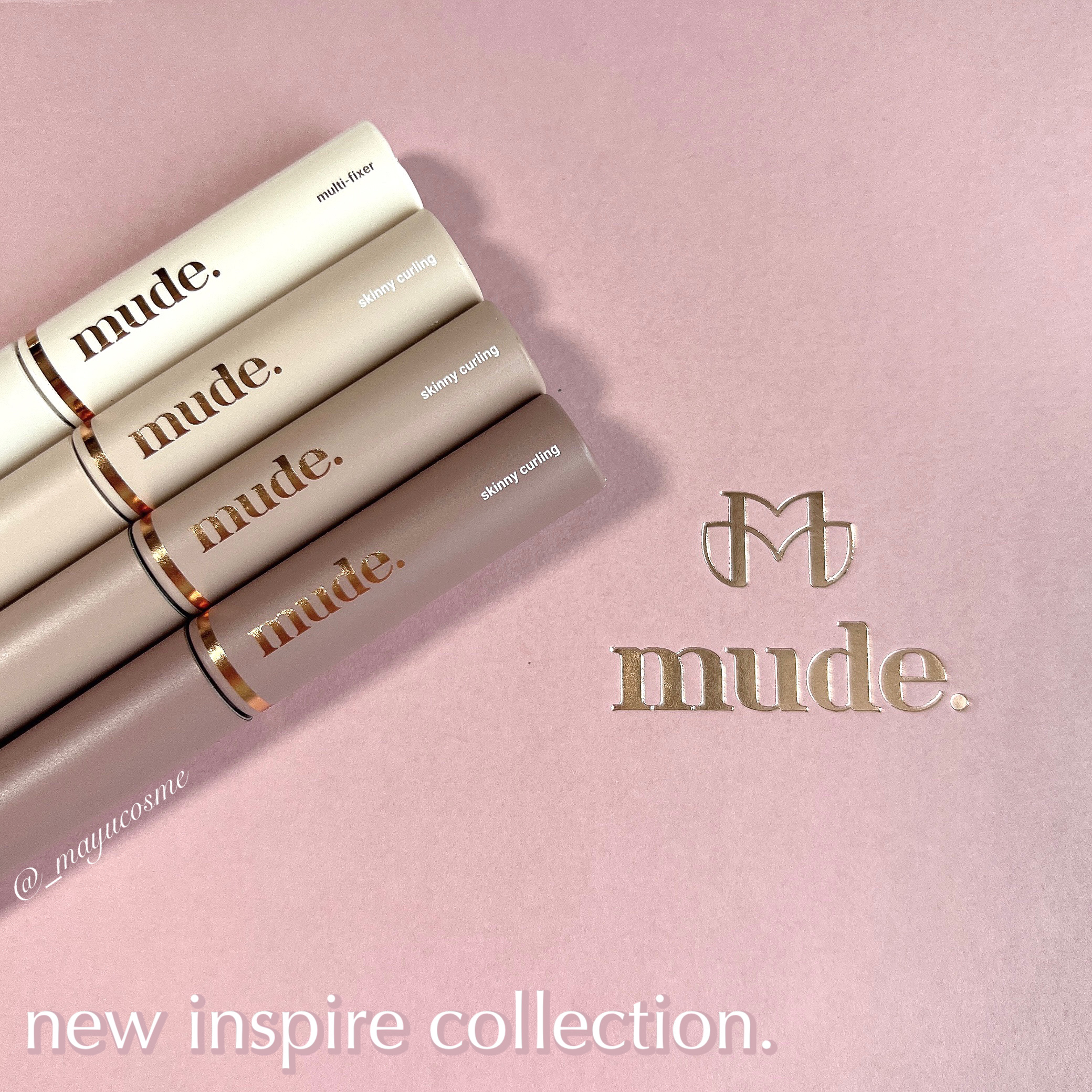 インスパイアスキニーカーリングマスカラ/mude./マスカラを使ったクチコミ（1枚目）