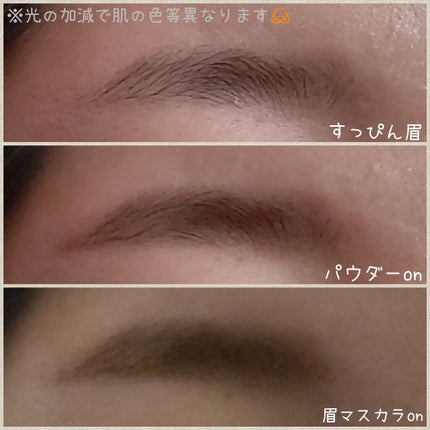 カラーリングアイブロウ/ヘビーローテーション/眉マスカラを使ったクチコミ(3枚目)