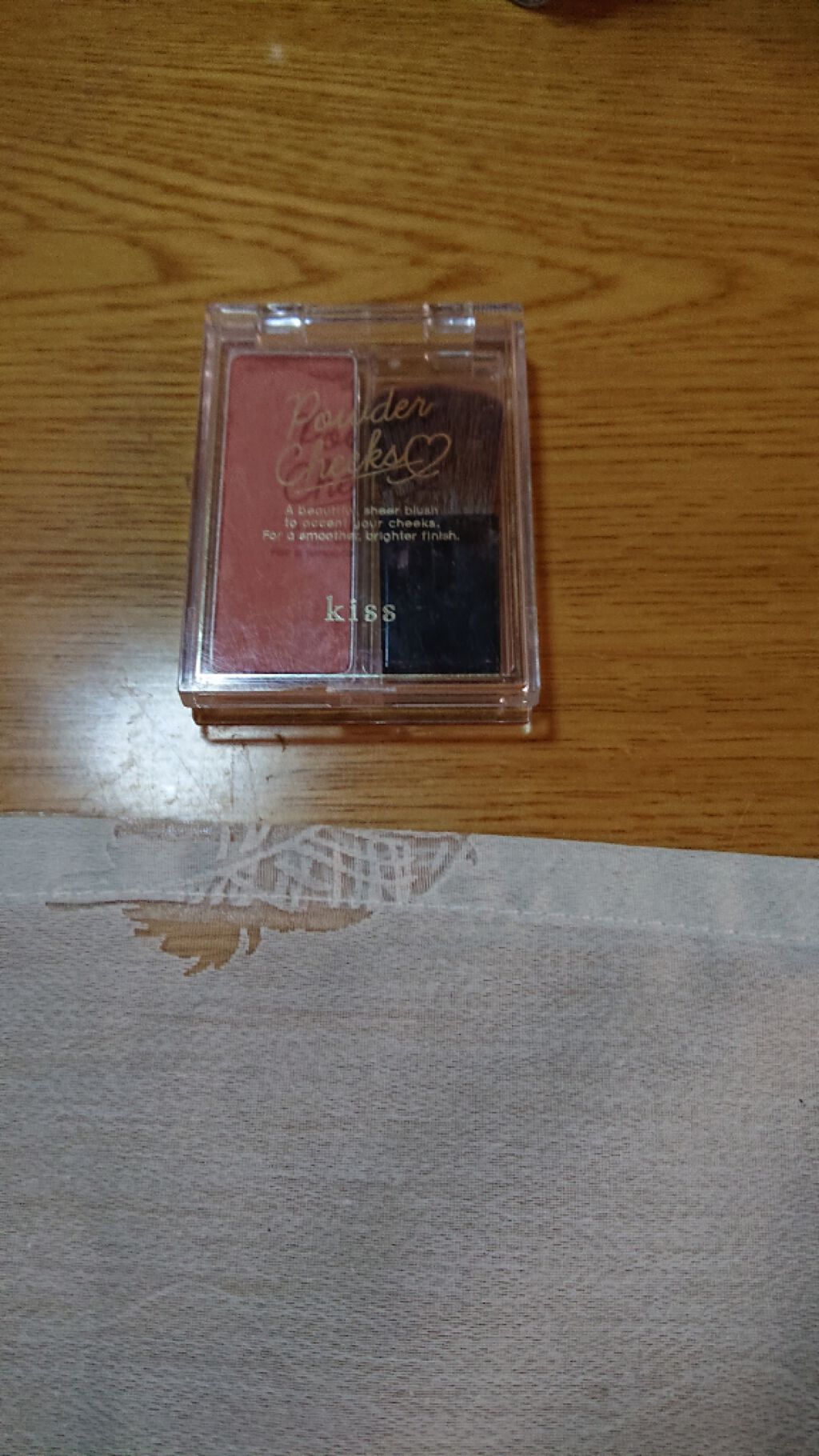 パウダーチークス 01 Soir/KiSS/パウダーチークを使ったクチコミ（1枚目）