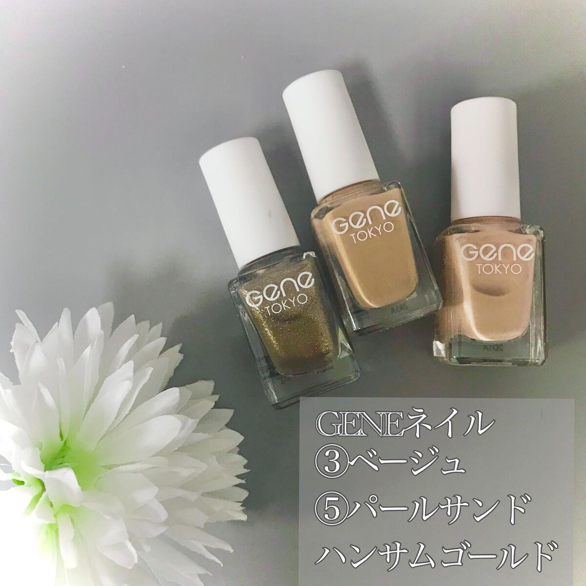 gene TOKYO ネイル/DAISO/マニキュアを使ったクチコミ(3枚目)